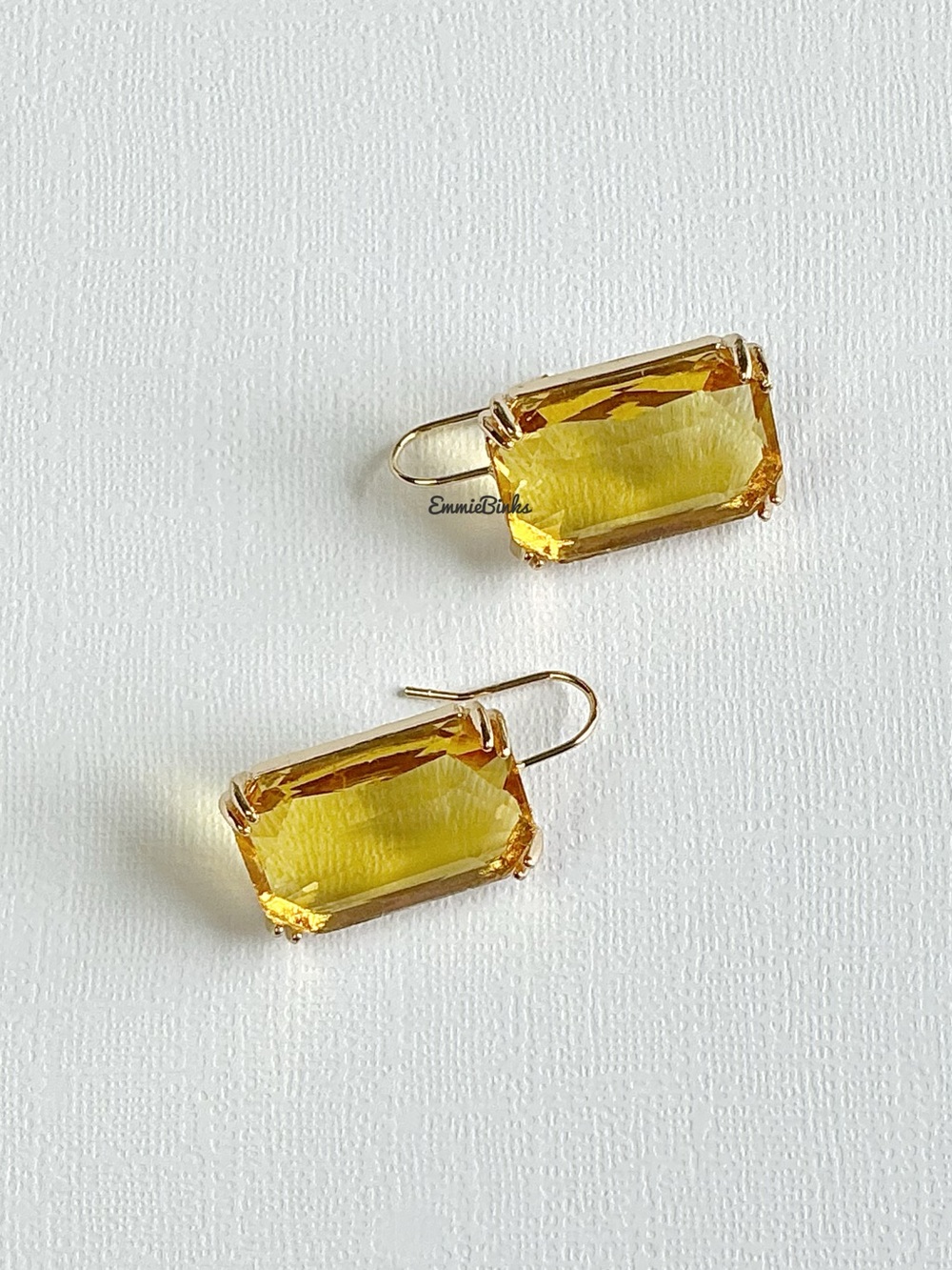 New For Love and Lemons Flirty Drop Crystal Earrings - Picture 6 of 8